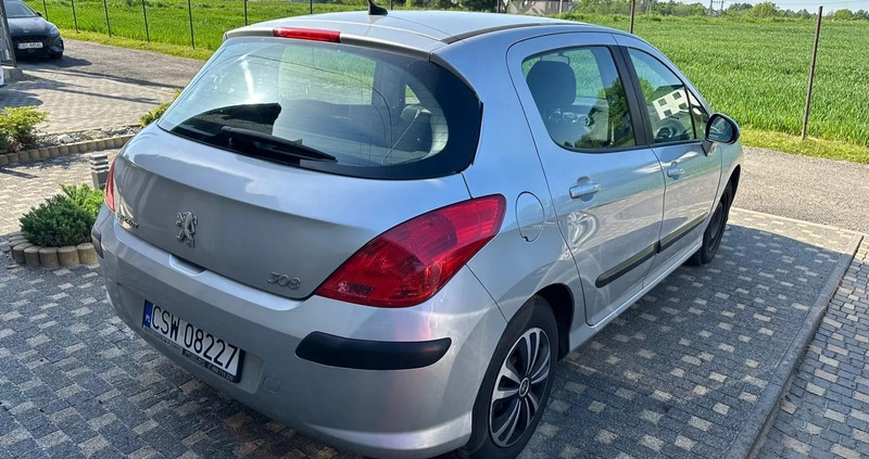 Peugeot 308 cena 9500 przebieg: 241400, rok produkcji 2008 z Zielonka małe 154